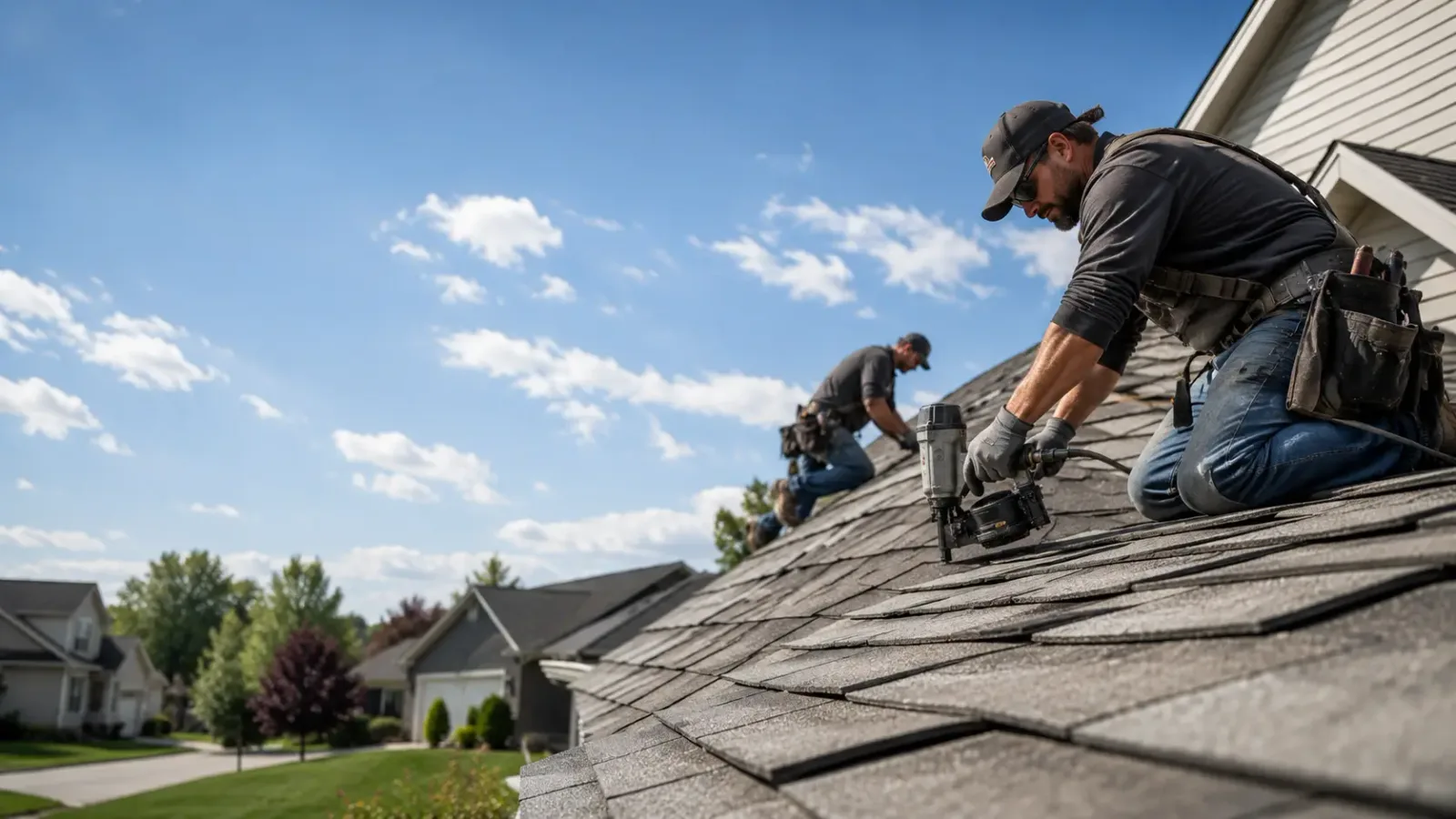 Storm Damage Roof Repair in Aldrich, MN near me